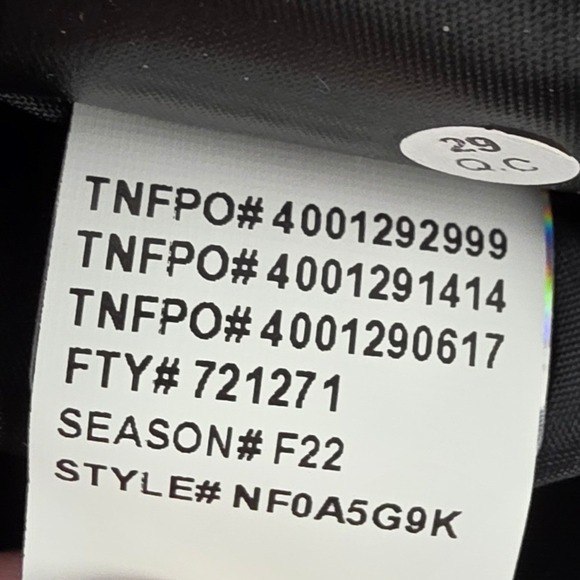 $500 The North Face Amry 700 Down Puffer Jacket Womens XL Red Black NF0A5G9K - Picture 15 of 15